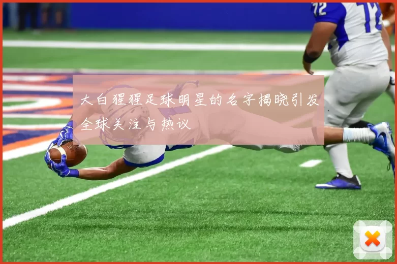 大白猩猩足球明星的名字揭晓引发全球关注与热议